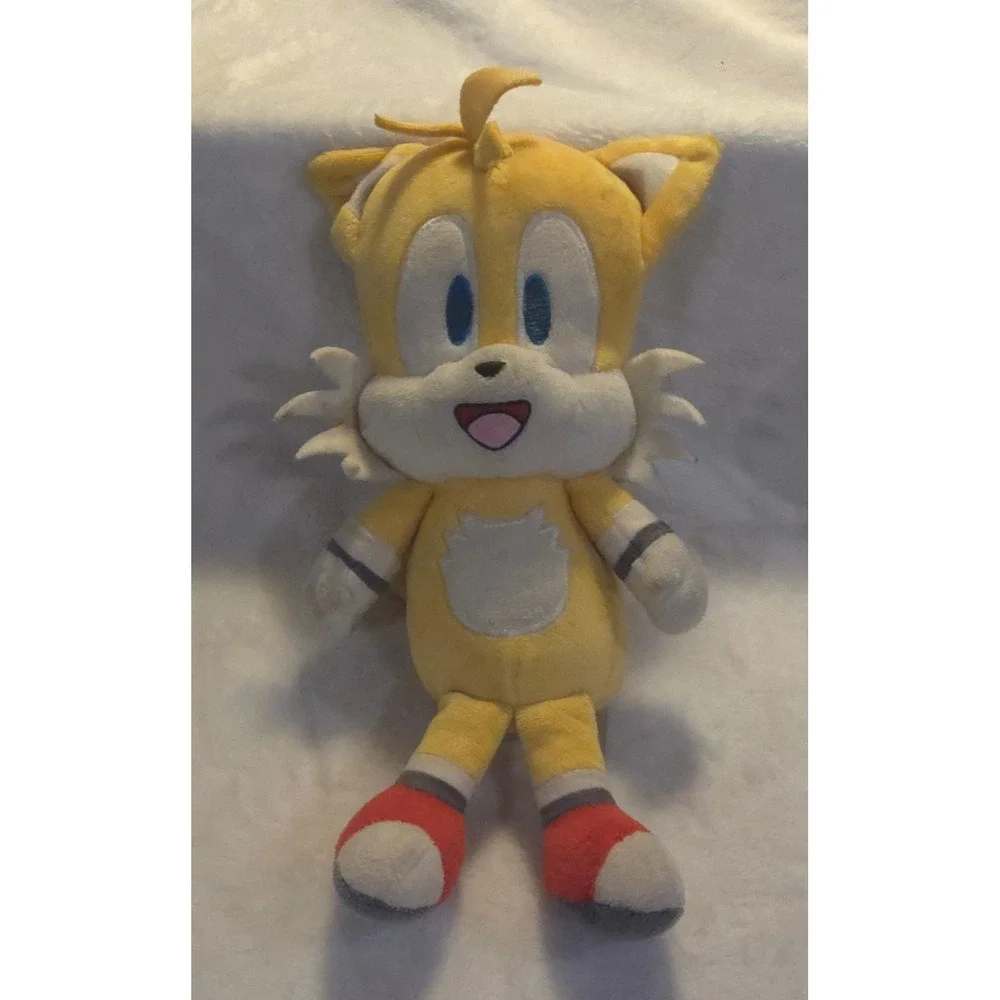 Sonic the Hedgehog Tails Plush Miles Prower Yellow Fox Stuffed Toy 9 Inch SEGA